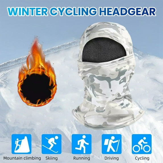 Mdesiwst Cycling Face Guard Neck Warmer Super Soft High Elastic Windproof Full Coverage Face Protector Cover Balaclava Headgear