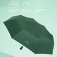 thumbnail image 1 of Mdesiwst Folding Umbrella UV Protection Sun Resistant Windproof Rainproof 8 Ribs Portable Lightweight Automatic Collapsible Sun Rain Travel Umbrella, 1 of 7