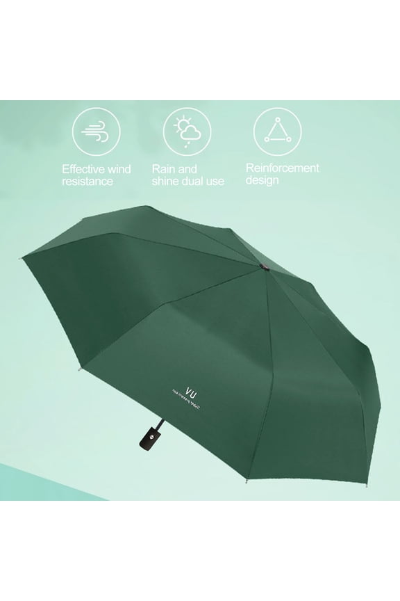 Folding Umbrella UV Protection Sun Resistant Windproof Rainproof 8 Ribs Portable Lightweight Automatic Collapsible Sun Rain Travel Umbrella