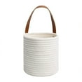 thumbnail image 1 of Mdesiwst Hanging Basket Round Multi-purpose Woven Wall Rope Basket for Home, 1 of 8