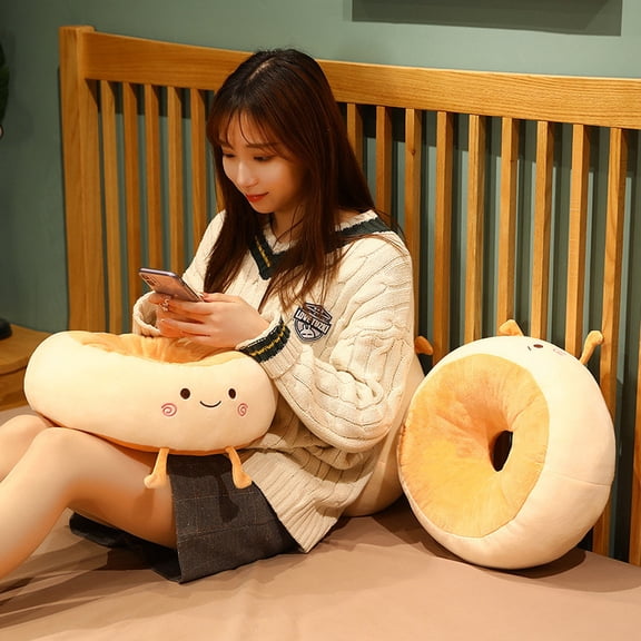 Mdesiwst Round Seat Cushion Cartoon Design Adorable Super Soft Wear Resistant Washable Decorative Throw Pillow