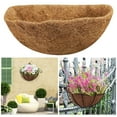 thumbnail image 1 of Mdesiwst Semicircle Coconut Shell Hanging Flowerpot Convenient Flower Arrangement Flower Pot Wall Ornaments, 1 of 8