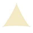 thumbnail image 1 of Mdesiwst Shade Sail Anti-UV Good Sunshade Waterproof Windproof Weather-resistant Shade Triangle Heavy Duty Shade Sail Garden Supply, 1 of 8