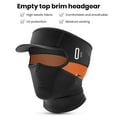 thumbnail image 1 of Mdesiwst Sunscreen Face Guard Sweat Absorption Breathable Extra Soft UV-Resistant Elastic Sun Protection Summer Bike Helmet Lined Face Guard with Hat Brim Cycling Supplies, 1 of 7