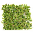 thumbnail image 1 of Mdesiwst Telescopic Fence Retractable Realistic Wood Fake Leaf Simulation Fence for Balcony, 1 of 8