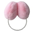 thumbnail image 1 of Mdesiwst Thermal Insulation Earmuffs Winter Earmuffs Cute Solid Color Plush Warm Earmuffs with Faux Pearls for Girls Winter Outdoor Ear Warmer with Soft Furry, 1 of 8