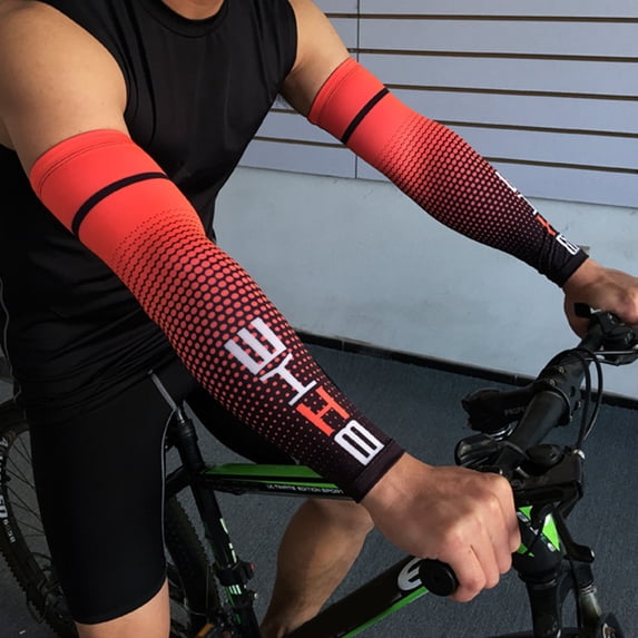 Mdesiwst UV Sun Protection Arm Sleeve Breathable Cooling Sleeve Tattoo Coverage Cycling Arm Sleeves for Men Women Outdoor Activities Basketball Golf Running