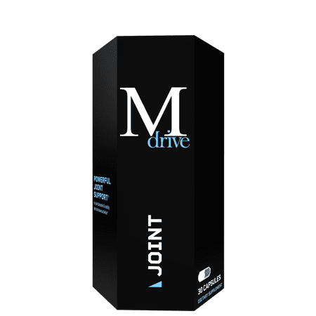 Mdrive Joint Health Supplement - Supports Healthy Joint Function, Flexibility, Comfort and Mobility - UC-II Collagen, Turmeric Curcumin & Sodium Hyaluronate (from Hyaluronic Acid), 30 capsules