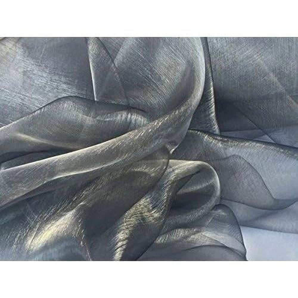 Mds Pack Of 1 Yard Bridal Solid Sheer Organza Fabric Bolt For Wedding ...