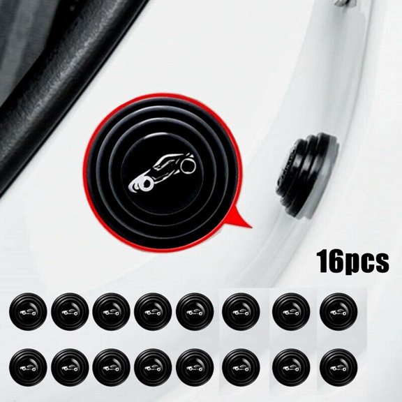 Mduoduo 16 Pcs Car door Shock-absorbing And Silent Gasket Shock-proof Pads Accessories