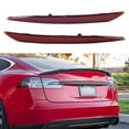 thumbnail image 1 of Mduoduo 1pair Car Tail Light Reflectors For Tesla Model Y Left + Right Side Tail Rear Bumper Reflector Red Auto Accessories 1495817-00-C Car Accessories, 1 of 7