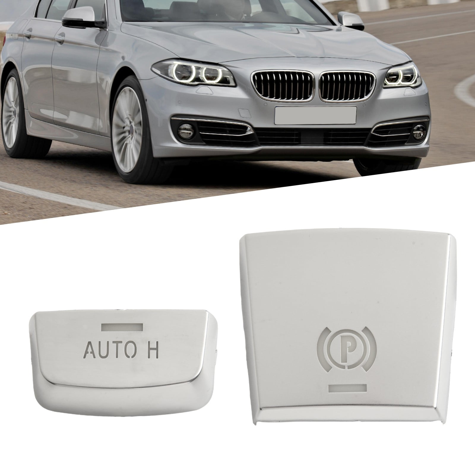 Mduoduo 2pcs/set Car Parking Handbrake Brake Switch Button Cover For ...