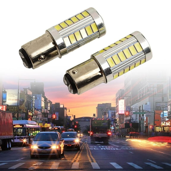 Mduoduo 2pcs/set P21/5W 1157 BAY15D Car LED Bulb Car Indicator Brake Light Lamp Bright Brake Light Waterproof Signal Bulbs Electronics Car Accessories