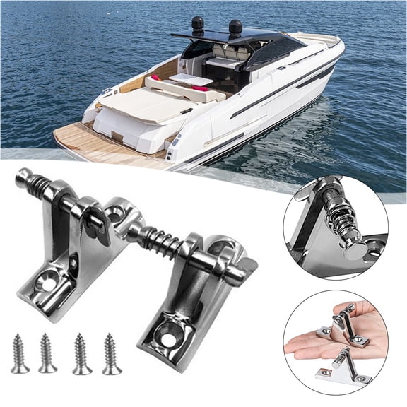 Mduoduo 2x 316 Stainless Steel Top Deck Hinge Mount for Marine Hardware yacht for Bimini Car Accessories