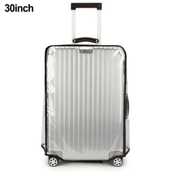 Mduoduo 30 inches PVC Suitcase Covers, Transparent Travel Luggage Waterproof Dustproof Suitcase Cover Suitcase Cover Protectors Washable Bag