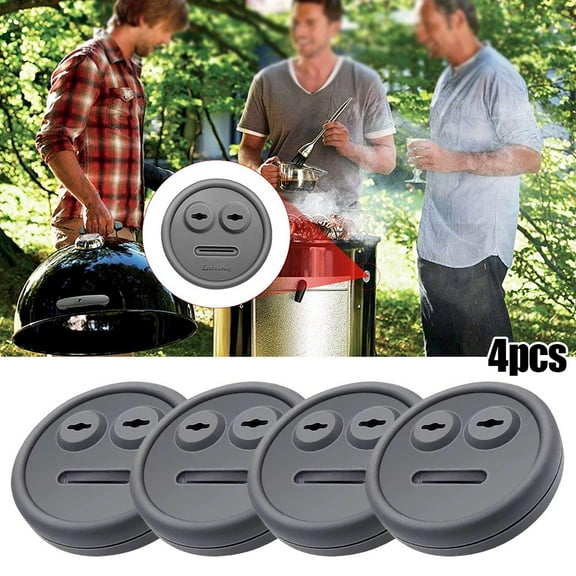 Mduoduo 4 Pcs Thermometer Probe Grommet for BBQ Grill,for Weber 85037 Smokey Mountain