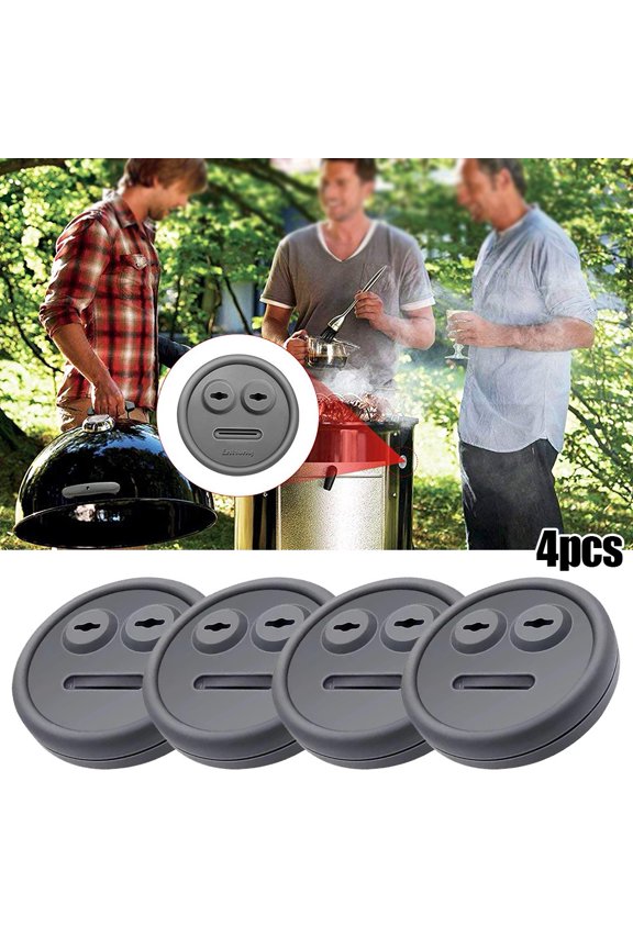 Mduoduo 4 Pcs Thermometer Probe Grommet for BBQ Grill,for Weber 85037 Smokey Mountain
