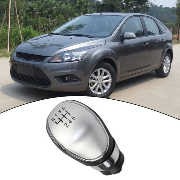 Mduoduo 5-speed/6-speed Car Gear Shift Knob For Ford For Fiesta MK7 2008 - 2013 For Ford For Focus MK2 FL 2008 - 2011 For B-max 2012 - Car Accessories