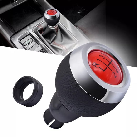 Mduoduo 6 Speed Car Manual Gear Shift Knob Red Shifter For Mini Cooper R55 R56 R57 R58 Car Accessories