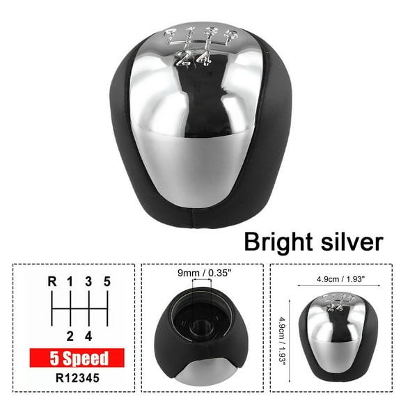 Mduoduo ABS Leather Manual Shift Knob for Kia For Soul 2009 2013 5 Speed Functionality Car Accessories