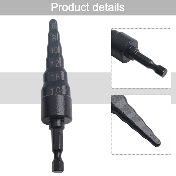 Mduoduo Bearing Steel 6in1 HVAC Repair Tool Swaging Tool HVAC Copper Pipe Expander Tool Flaring Bit Parts Accessories Car Accessories