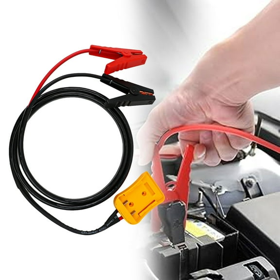 Mduoduo Car Battery Cables For Dewalt 20V Batteries 8AWG 5.9FT Automotive Boost Cables Car Jump Start Clamp Car Accessories Car Accessories