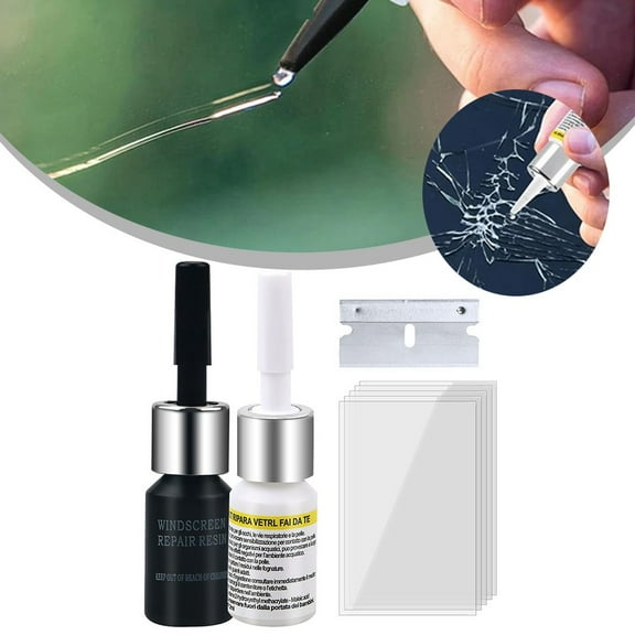 Mduoduo Car Windshield Cracked Repair Tool DIY Window Phone Screen Kit Restoration Curing Glue Auto Glass Scratch Crack Restore Car Accessories