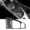 thumbnail image 1 of Mduoduo Carbon-Fiber Black Interior Console Gear Shift Cover Trim For Infiniti Q50/Q60 2014-2019 Accessories For Vehicles Car Accessories, 1 of 10