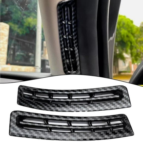 Mduoduo Carbon Fiber Car Interior A-Pillar Air Vent Cover For Hyundai fot Tucson 2022-25 Car Accessories