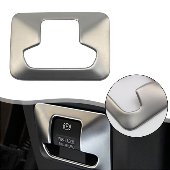Mduoduo Custom Fit Hand Brake Button Cover Trim for Volvo XC60 S60 S80 Vehicles Car Accessories