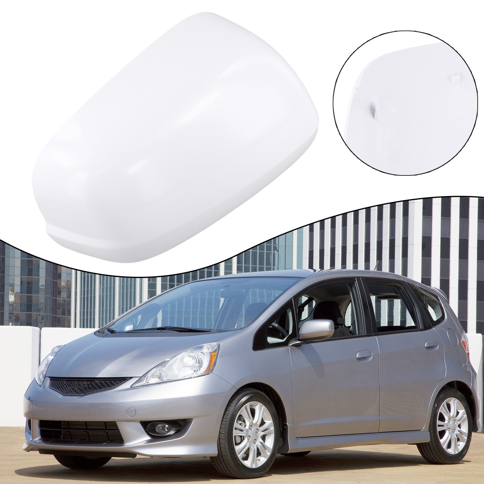 Calotta Grigia Lato Guida Per Specchietto Retrovisore Honda Fit/Jazz 2009-2013