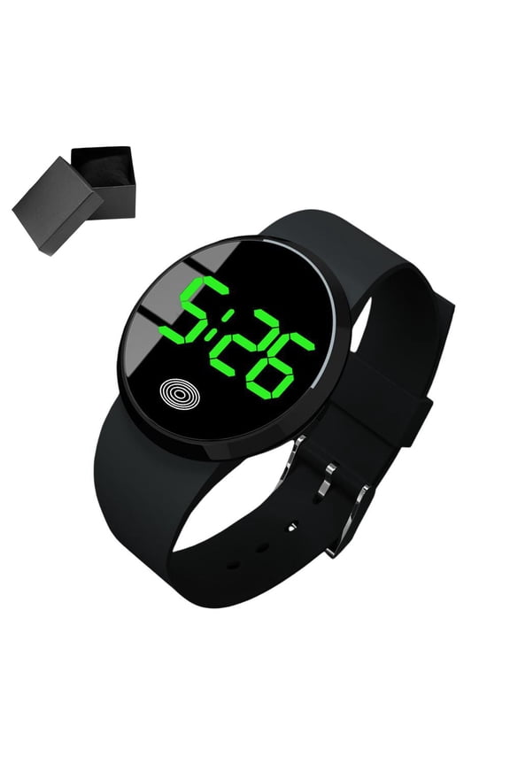 Fashion Plastic Watch LED Electronic Watch Clear Hour Display Long-term Use Material Simple Design For Business Car Accessories