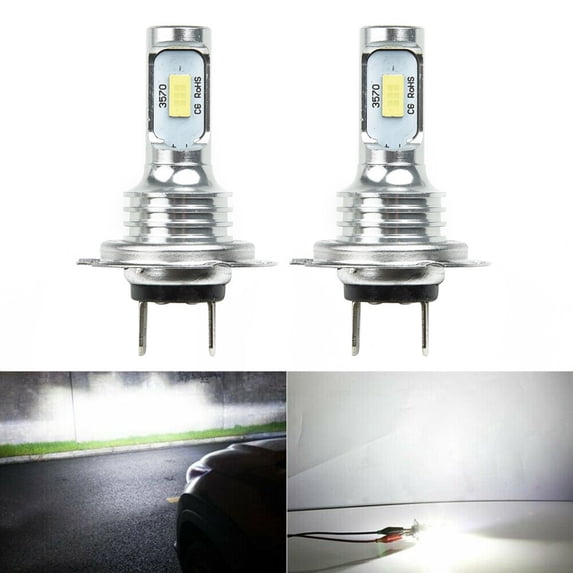 Mduoduo Fog Light LED Bulbs Energy Saving Environmental Friendly Faster Response H7 Headlight High Beam High Power Low Beam Durable Car Accessories