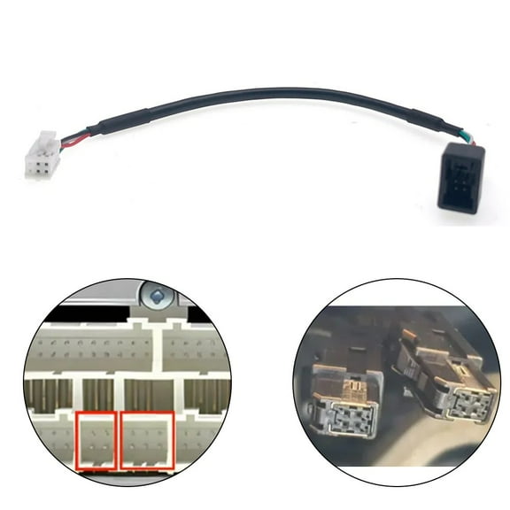 Mduoduo For Mitsubishi USB Conector Male to Female for Android Multimedia 6 Pin Car Accessories
