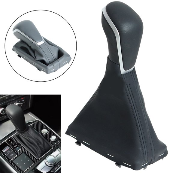 Mduoduo Gear Shift Knob with Leather Boot For New A7 for A6 PA Style C7 2016 2017 2018 Car Accessories