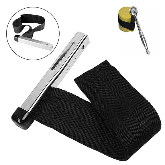 Mduoduo Heavy Duty Strap Wrench Oil Filter Strap Wrench 1/2in Drive Strap Filter Car Accessories