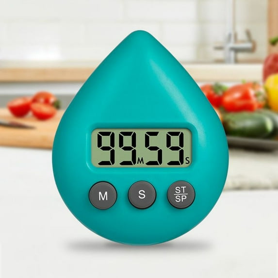 Mduoduo New Digital Kitchen Timer Three Color splash proof Energy Saver Digital Timer Green