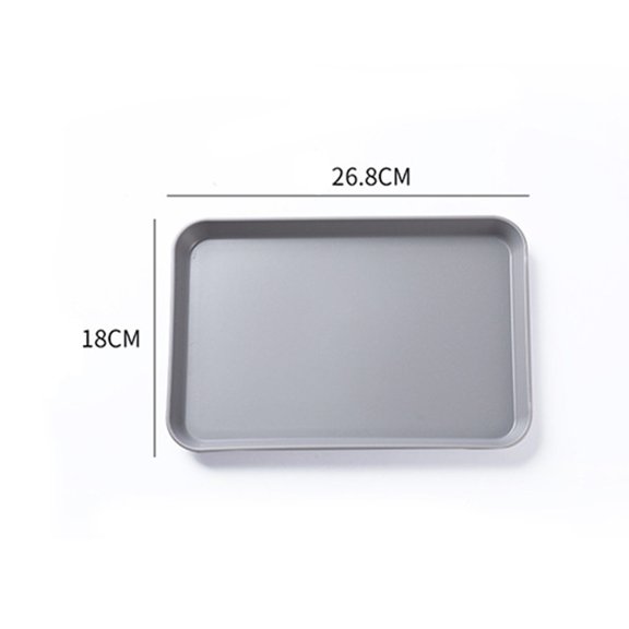 Mduoduo Plastic Food Tray Anti Slip Serving Tray Household Rectangular Storage Tray