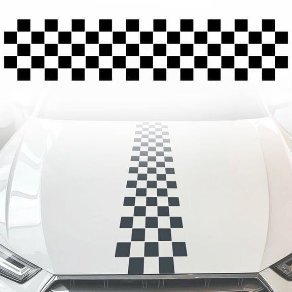 Cogfs Racing Hood Stripes Decal Vinyl Stickers for Car SUV Truck Universal Waterproof