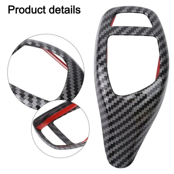 Mduoduo Sleek Carbon Fiber Gear Shift Knob Cover For BMW F30 F20 F10 F15 F25 X3 EOA Car Accessories