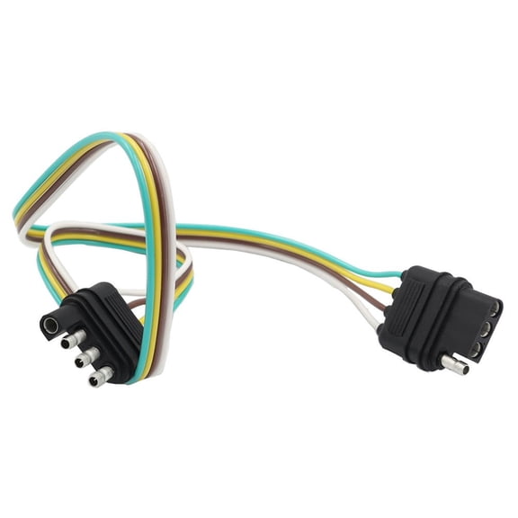 Mduoduo Trailer wiring harness power cable 4-hole SAE adapter suitable for car taillight Car Accessories