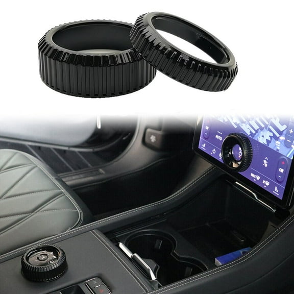 Mduoduo Transform Your For Mustang For Mach E with 2PCS Stylish Volume Control Knobs Made of Scratch Resistant Material Car Accessories