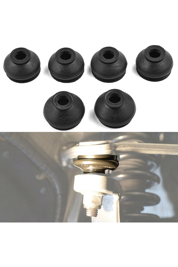Universal Hq Rubber Tie Rod End Ball Joint Dust Boots Dust Cover Boot Gaiters Black Dust Boot Covers 12 Pcs