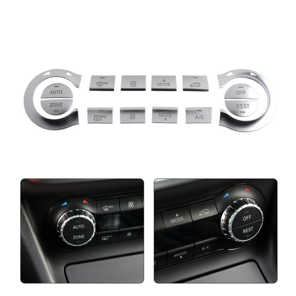 Mduoduo Upgrade Your For Mercedes Interior with AC Button Trim for CLA GLA 200 250 Car Accessories
