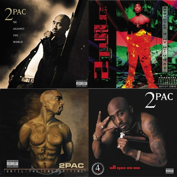 Until The End Of Time(X) (4LP) & All Eyez On Me (4LP) & Me Against The World (2LP) & Strictly 4 My N.I.G.G.A.Z. (2 LP)