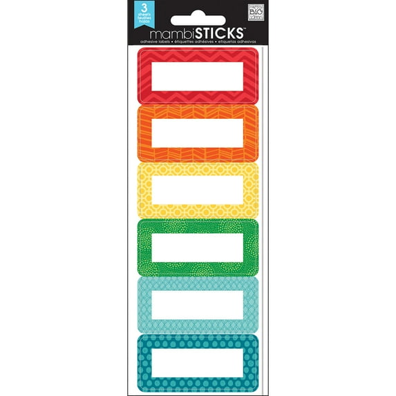 Me And My Big Ideas MAMBI Sticks Tiny Prints Label Stickers