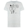 thumbnail image 1 of Me Cat. You Cat?! T-Shirt Men -Image by Shutterstock, Male Medium, 1 of 2