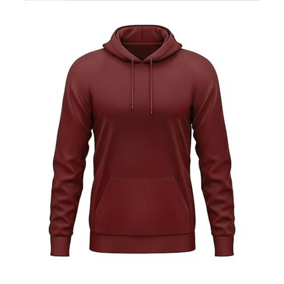 Me Fashion Men's & Big Men's Fleece Pullover Hoodie, Small - Maroon