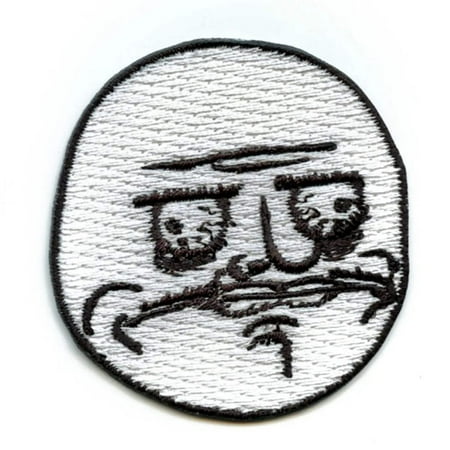 Me Gusta Face Emoji Meme Iron On Patch