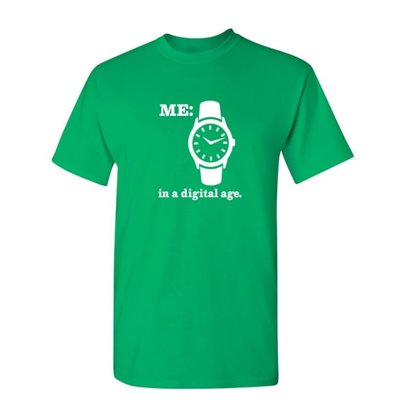 Me In a Digital Age Sarcastic Humor Graphic Novelty Funny T Shirt